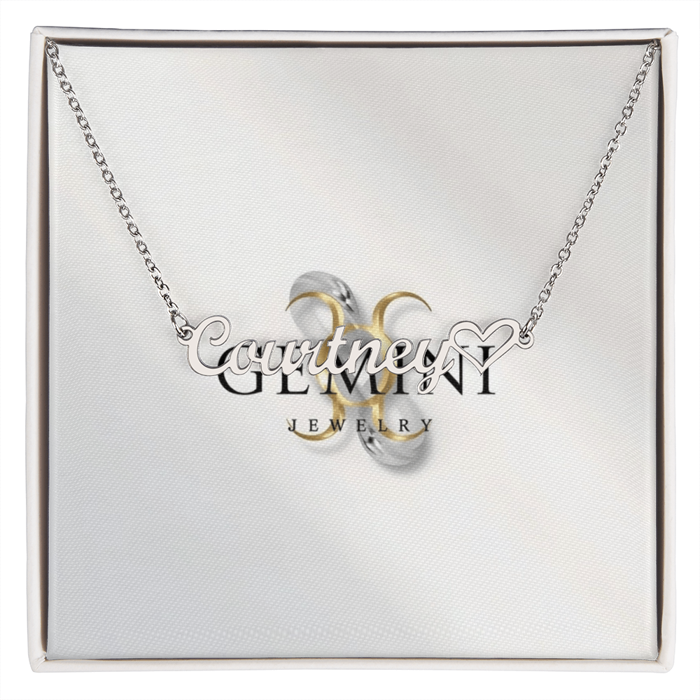 Collier personnalisé avec coeur