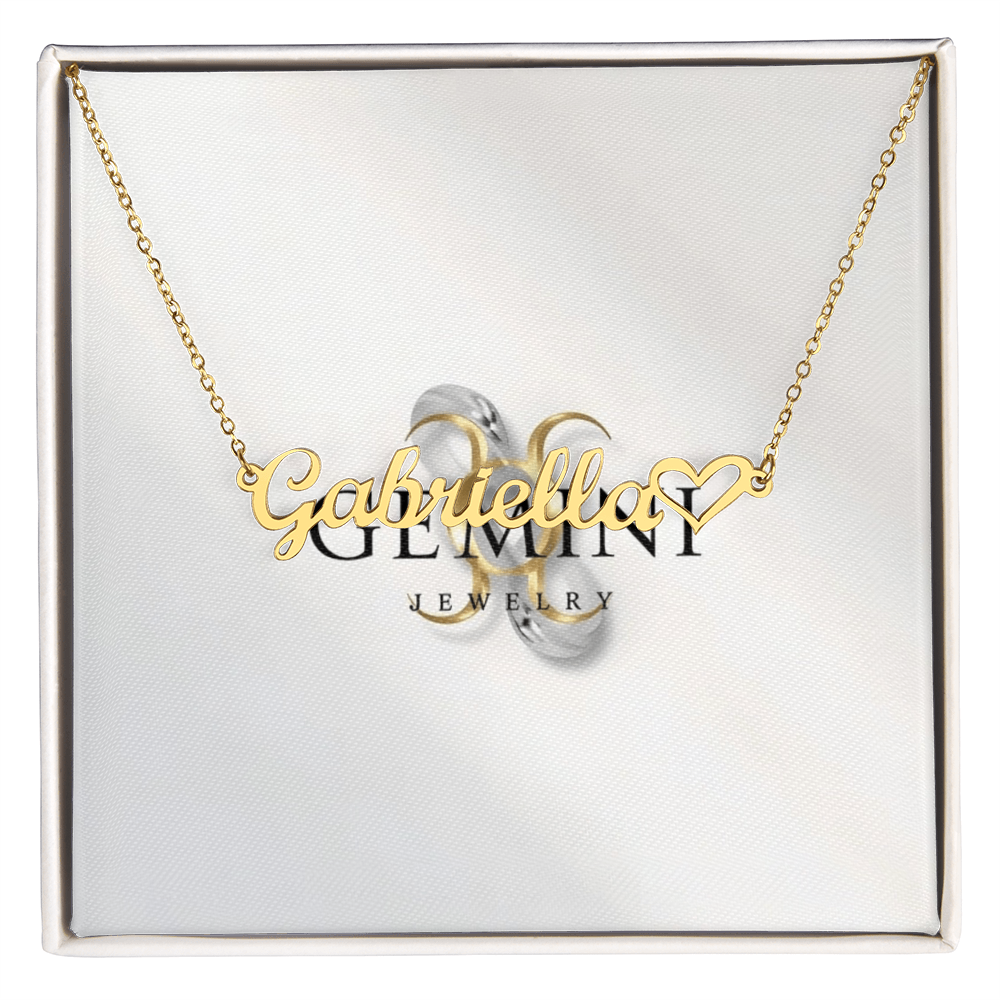 Collier personnalisé avec coeur