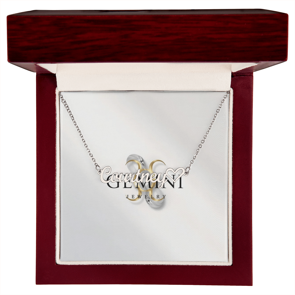 Collier personnalisé avec coeur