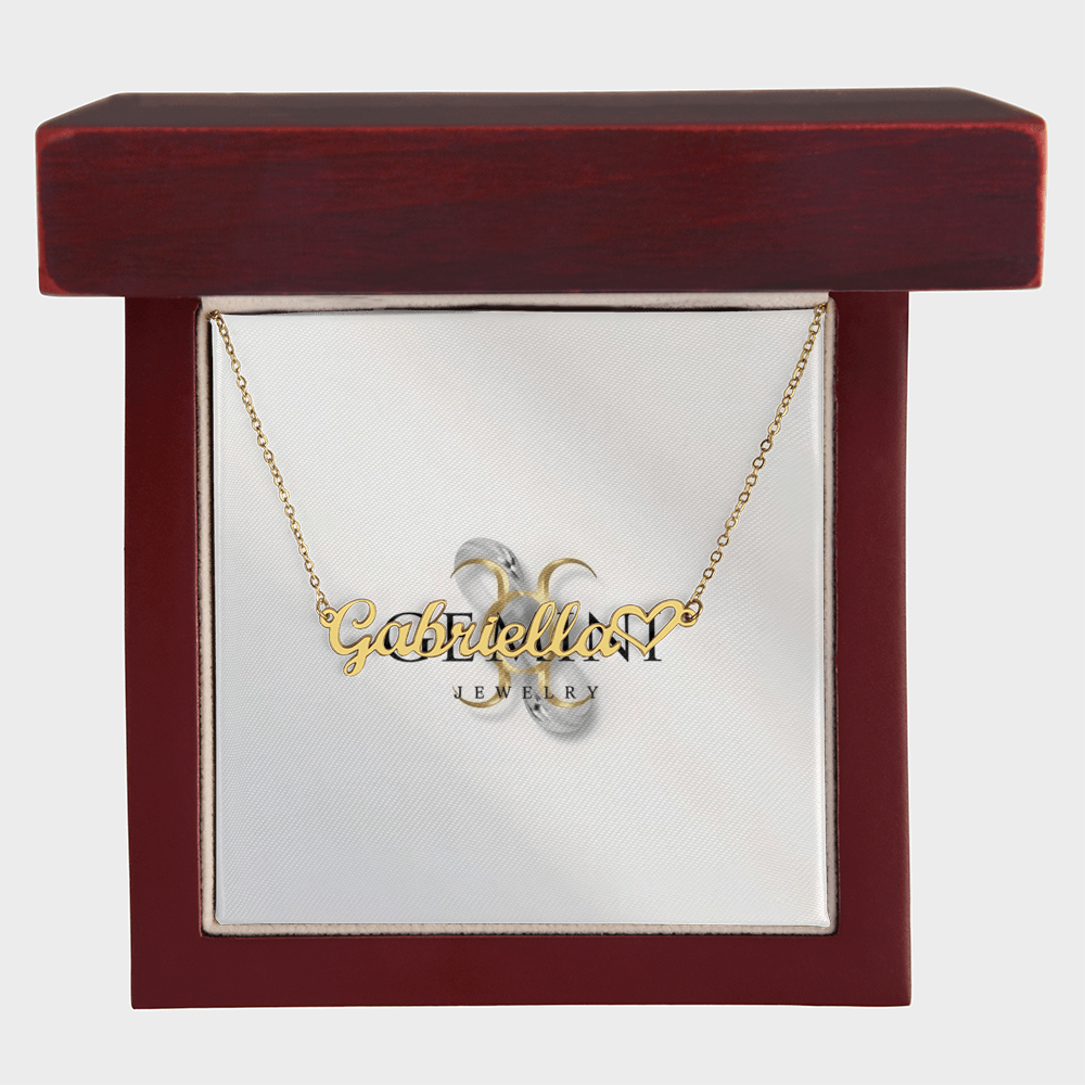 Collier personnalisé avec coeur